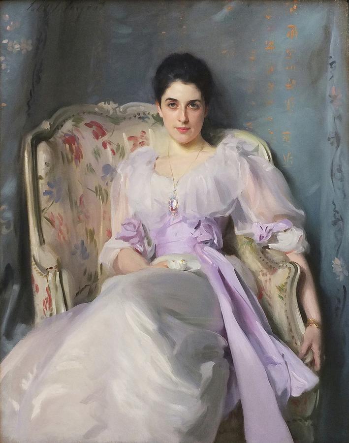 Portrait Of Lady Agnew Of Lochnaw Painting by John Singer Sargent