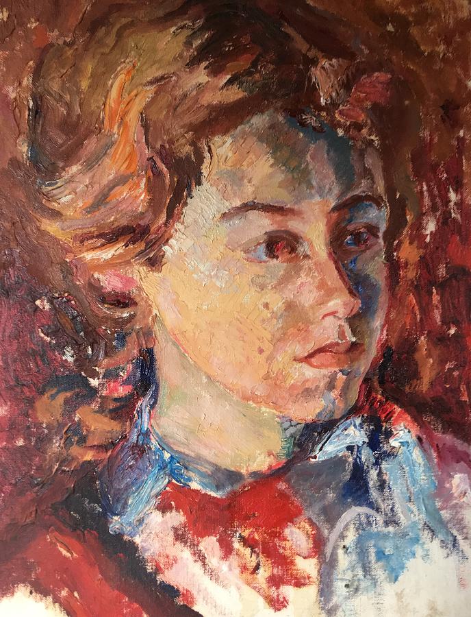 Portrait of Lenore Painting by Willoughby Senior | Fine Art America