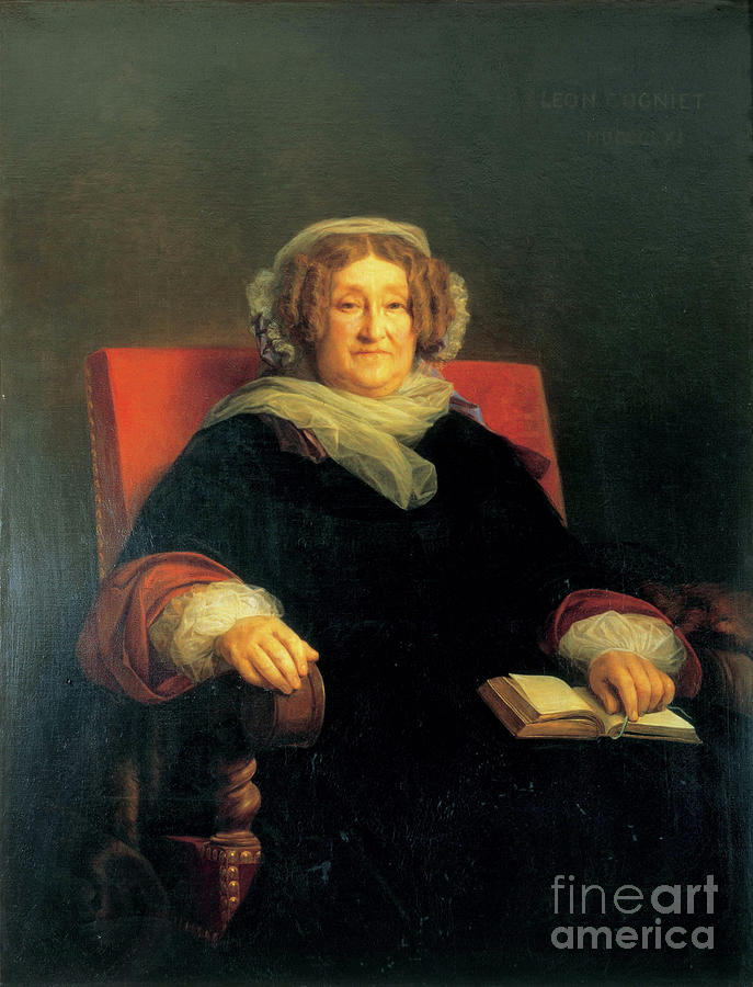 Portrait Of Madame Clicquot Drawing by Heritage Images
