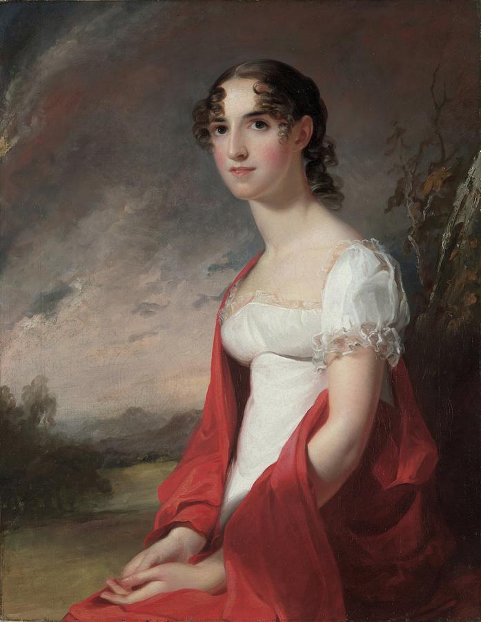 Portrait Of Mary Sicard David Painting by Thomas Sully - Fine Art America