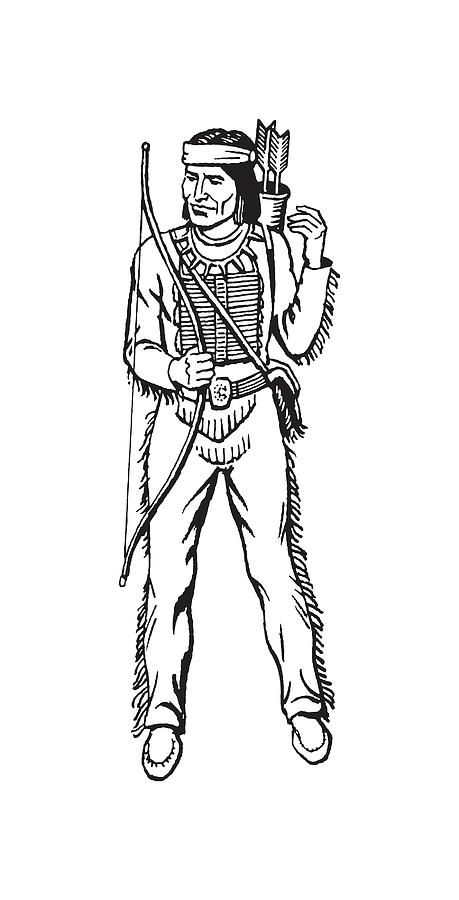 native american drawing