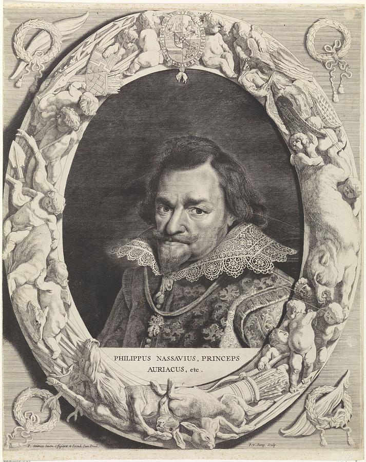 Portrait of Philip Willem Prince of Orange Pieter van Sompel  after Pieter Claesz  Soutman  1643 #1 Painting by Celestial Images