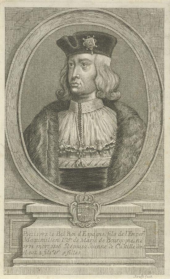 Portrait of Philips de Schone Jan Lauwryn Krafft I  1704   1765 #1 Painting by Celestial Images
