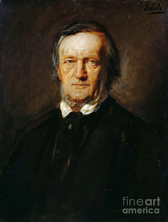 Portrait Of Richard Wagner 1813-1883 By Heritage Images