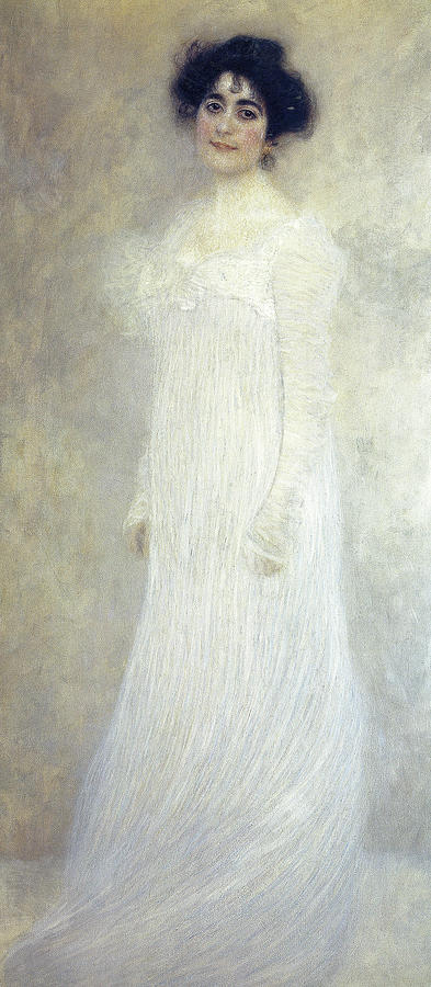 Portrait of Serena Lederer #1 Painting by Gustav Klimt