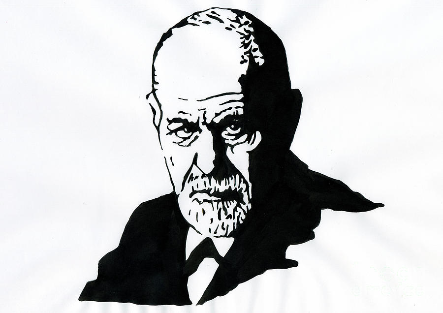 Portrait Of Sigmund Freud Painting by Alessandro Lonati - Fine Art America