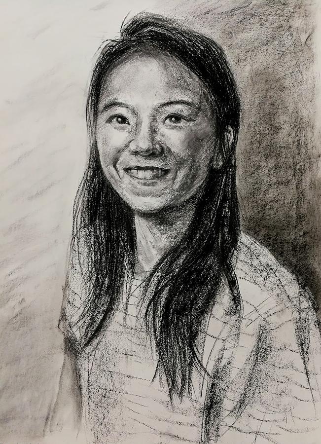 Portrait #1 Painting by Ping Yan