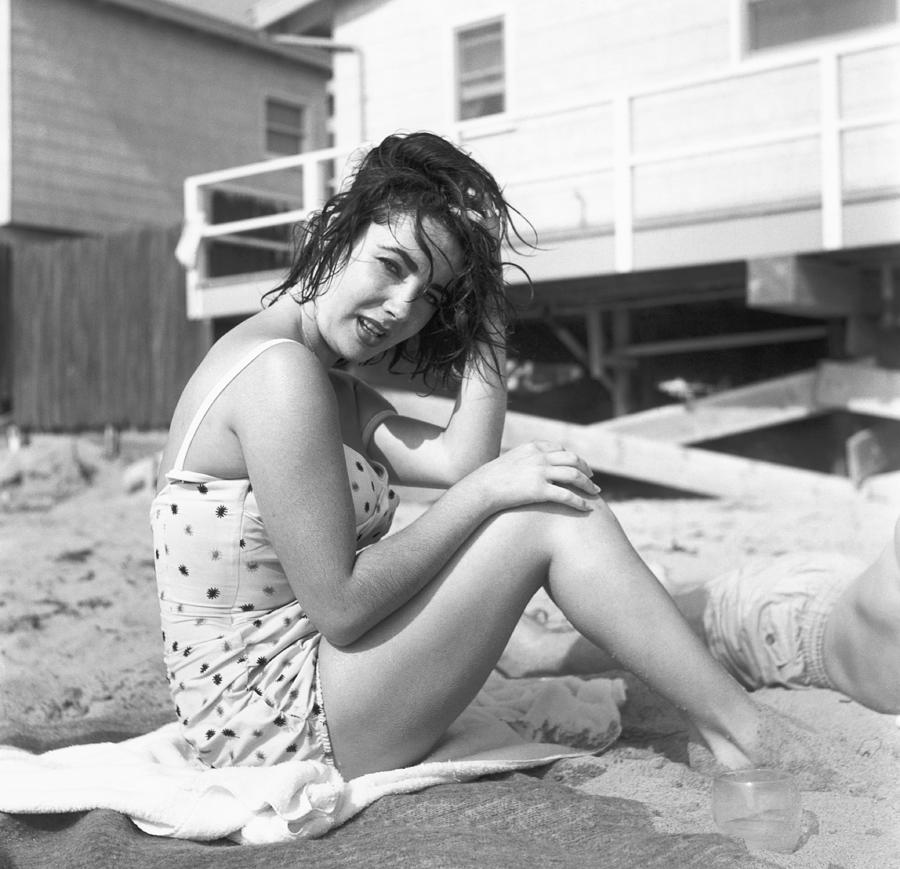Portrait Session On The Beach In Malibu #1 Photograph by Michael Ochs Archives