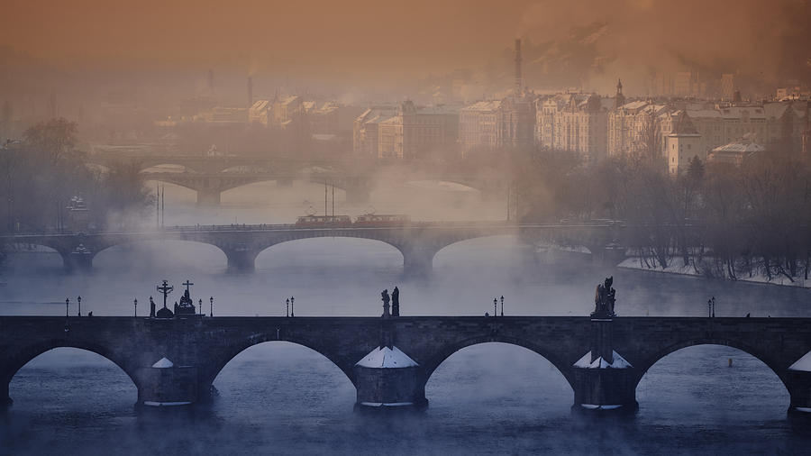 Prague - Winter Mood #1 Photograph by Martin Froyda