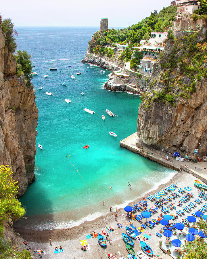 Praiano Beach Photograph by Brian Jannsen