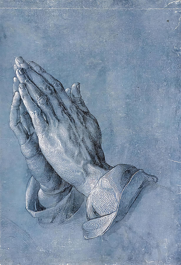 Praying Hands #2 Drawing by Albrecht Duerer