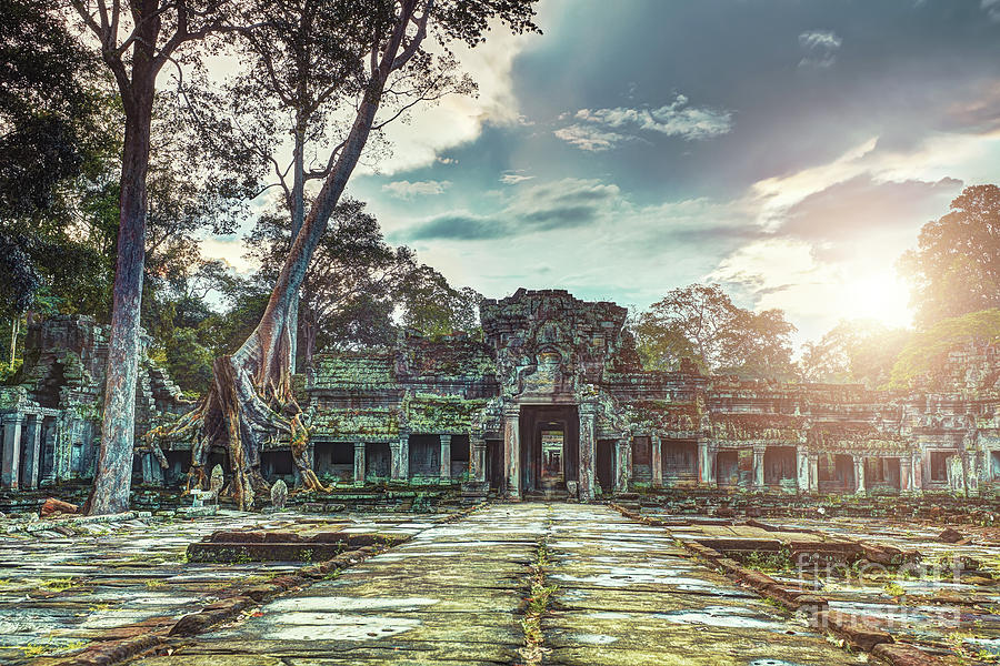 Preah khan temple angkor wat unesco world heritage site #1 Photograph by MotHaiBaPhoto Prints