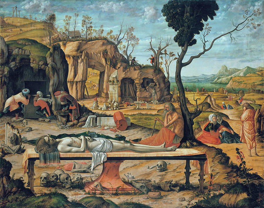 Preparation of Christs Tomb Painting by Vittore Carpaccio - Fine Art ...