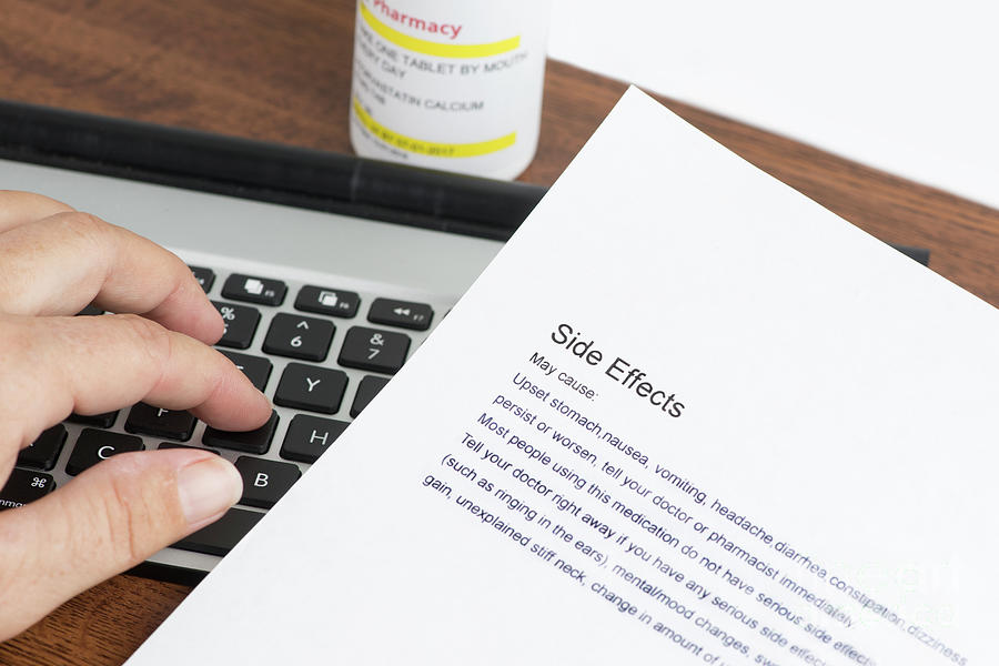 Prescription Side Effects Information #1 Photograph by Sherry Yates Young/science Photo Library