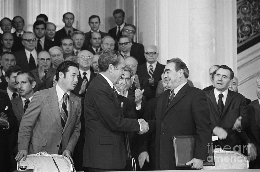 President Richard Nixon And Premier #1 Photograph by Bettmann
