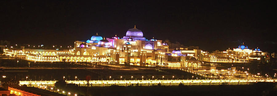 Presidential Palace At Night Photograph