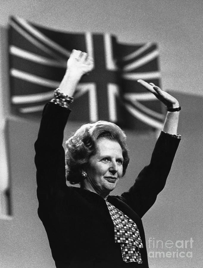 Prime Minister Margaret Thatcher Photograph by Bettmann