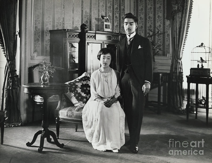 Prince Hirohito And Princess Nagato #1 Photograph by Bettmann