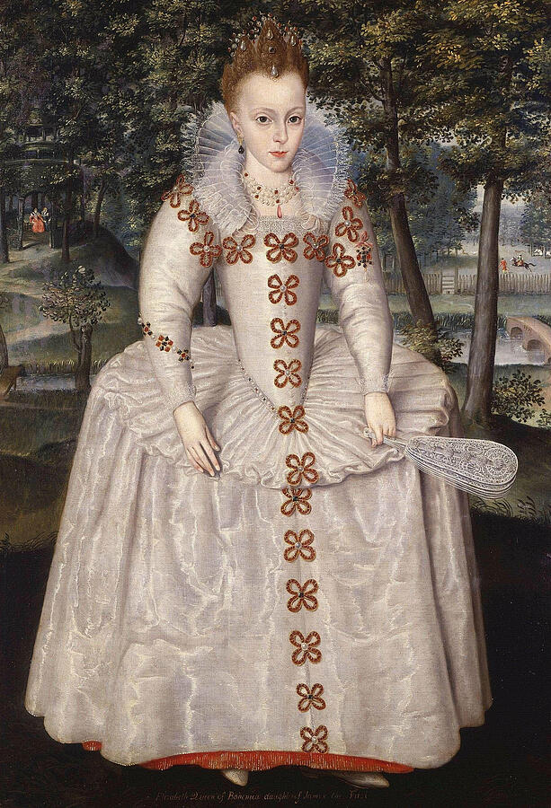 Princess Elizabeth Painting by Robert Peake the Elder - Fine Art