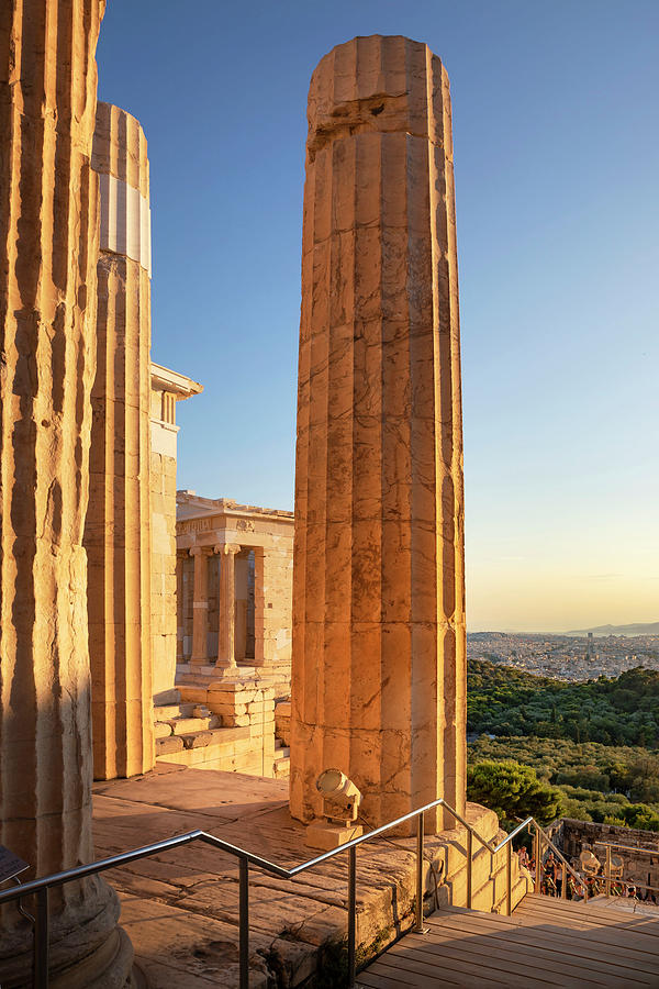 Propylaea, Athens, Greece #1 Digital Art by Claudia Uripos