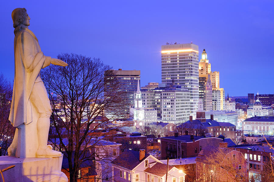 Providence Rhode Island Skyline #1 Photograph by Sean Pavone Providence Rhode Island Skyline #1 Photograph by Sean Pavone