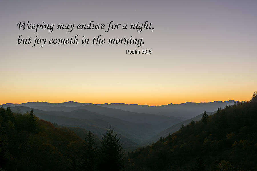 Psalm 30 Sunrise  #2 Photograph by Douglas Wielfaert