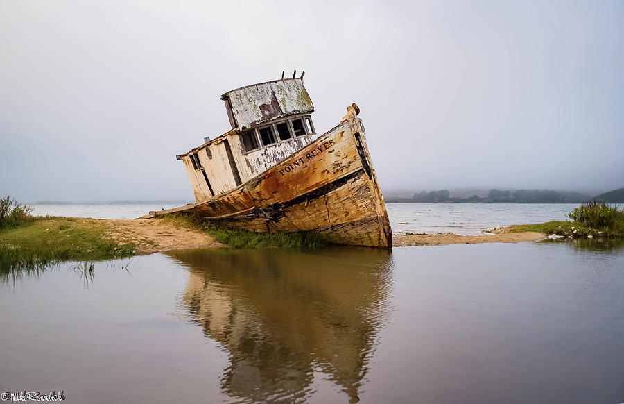 Pt Reyes Wreck #1 Photograph by Mike Ronnebeck