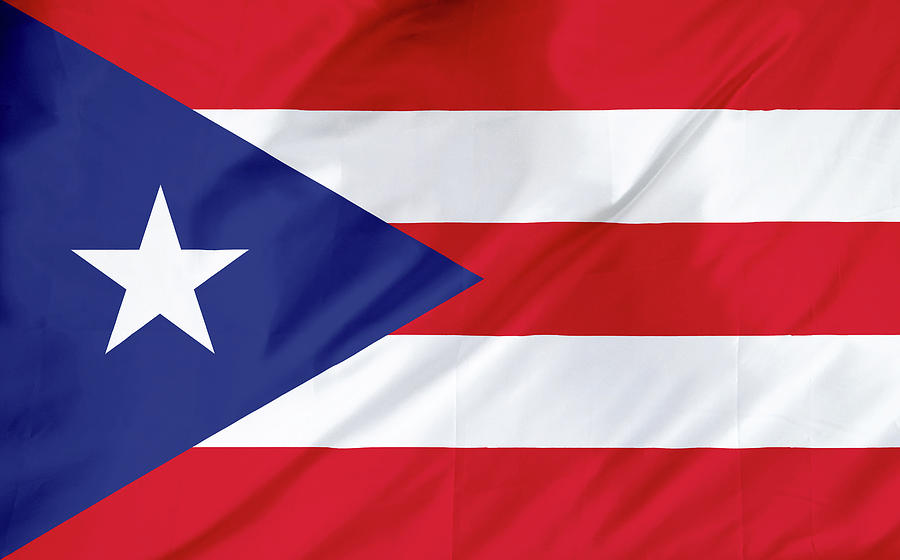 Puerto Rico Flag Digital Art by Hasan Ahmed - Fine Art America