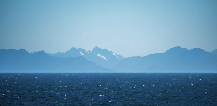Puget Sound Near Seattle Washington And Mountain Background #1 Photograph by Alex Grichenko