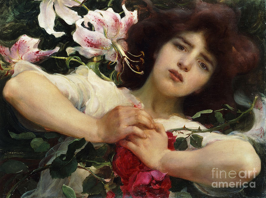 Purity And Passion Painting by Franz Dvorak