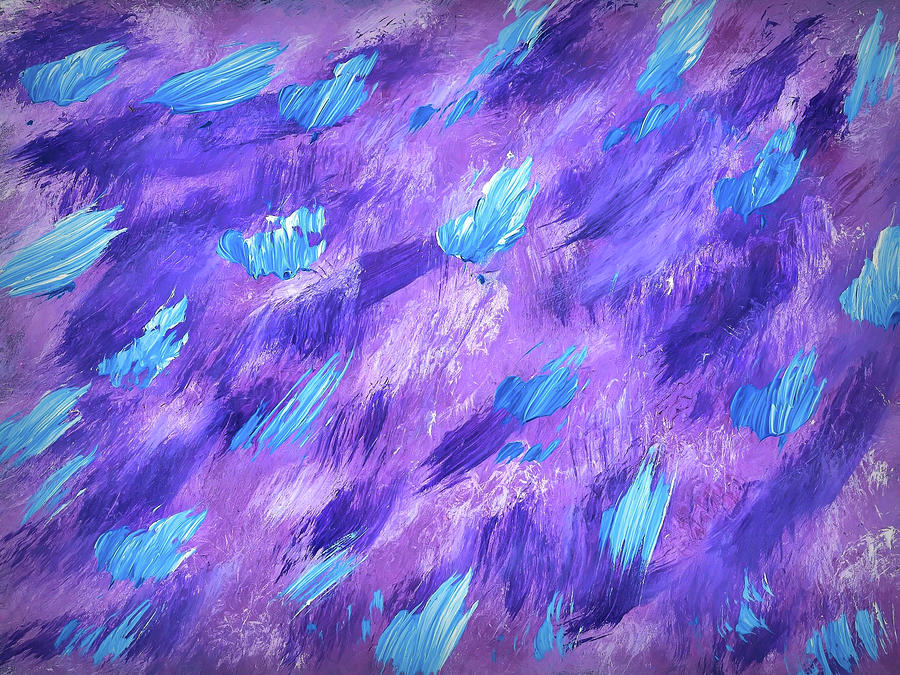 Purple Haze Painting - Purple Haze #1 by Heather Buechel