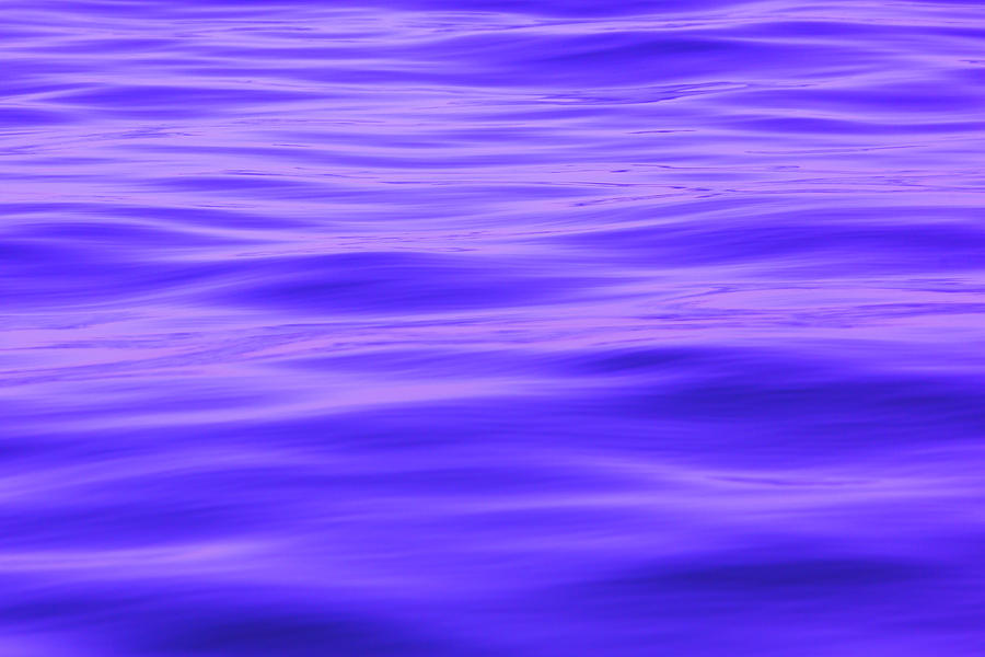 Purple Water Abstract 6818 Photograph
