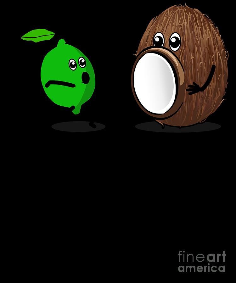 funny coconut cartoon