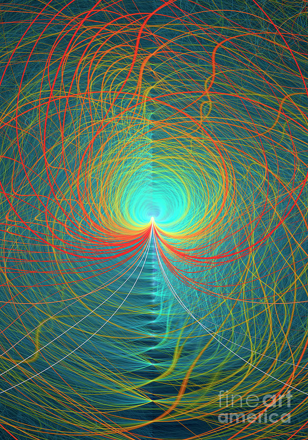 Quantum Entanglement Illustration. #1 Photograph by David Parker/science Photo Library