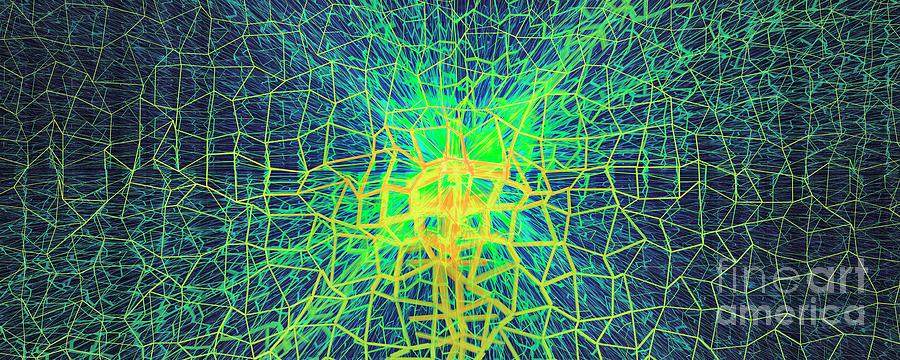 Quantum Matrix Network #1 Photograph by David Parker/science Photo Library