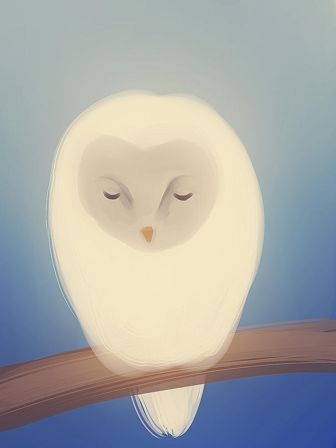 Quiet Owl 1 Painting by Jaime Enriquez Fine Art America