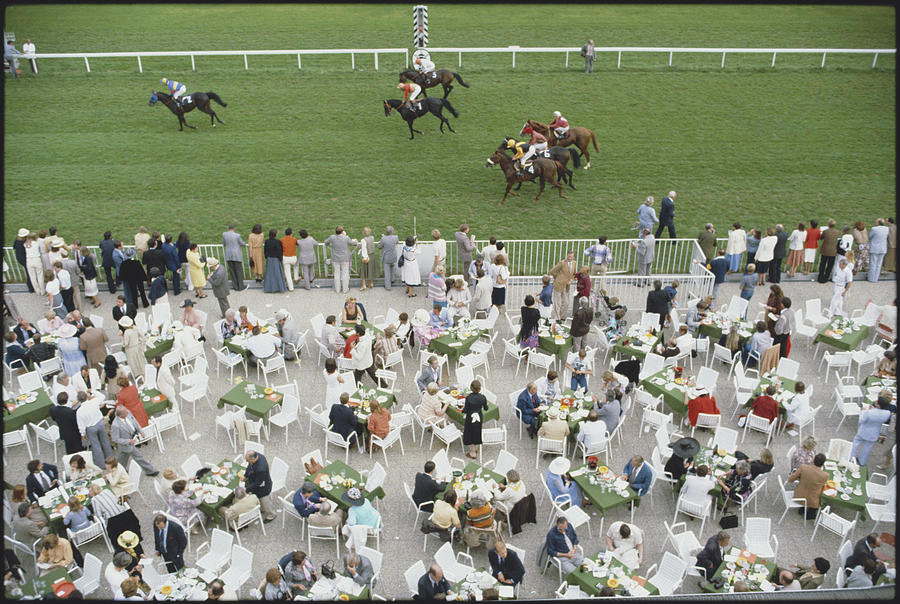 Racing At Baden-baden Photograph by Slim Aarons Racing At Baden-baden Photograph by Slim Aarons