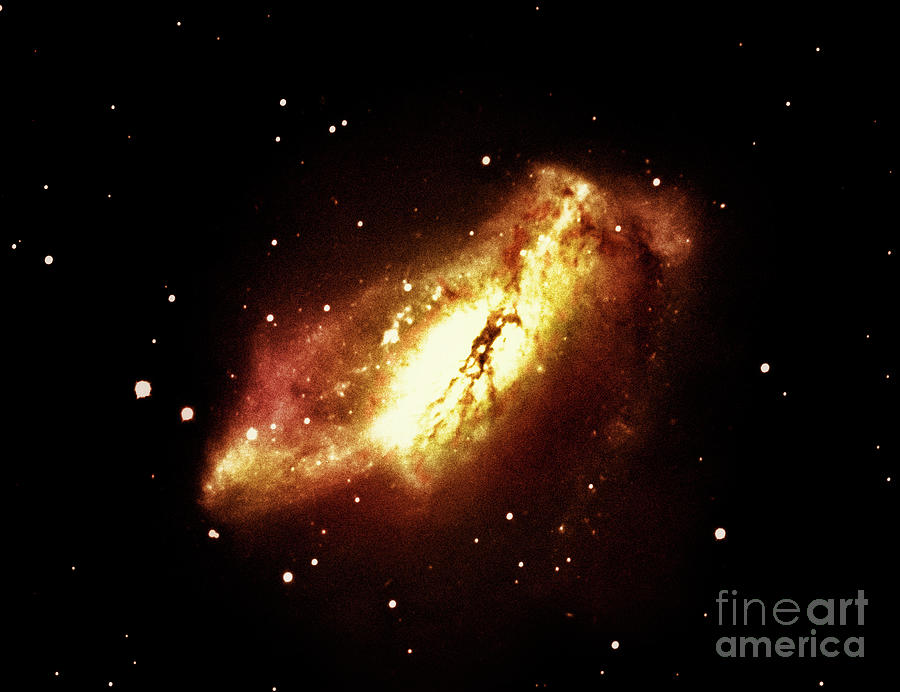 Radio Galaxy Ngc 2146 #1 Photograph by National Optical Astronomy Observatories/coloured By Science Photo Library