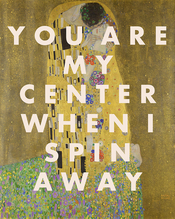 Gustav Klimt Digital Art - Radiohead Art Print #1 by Georgia Clare