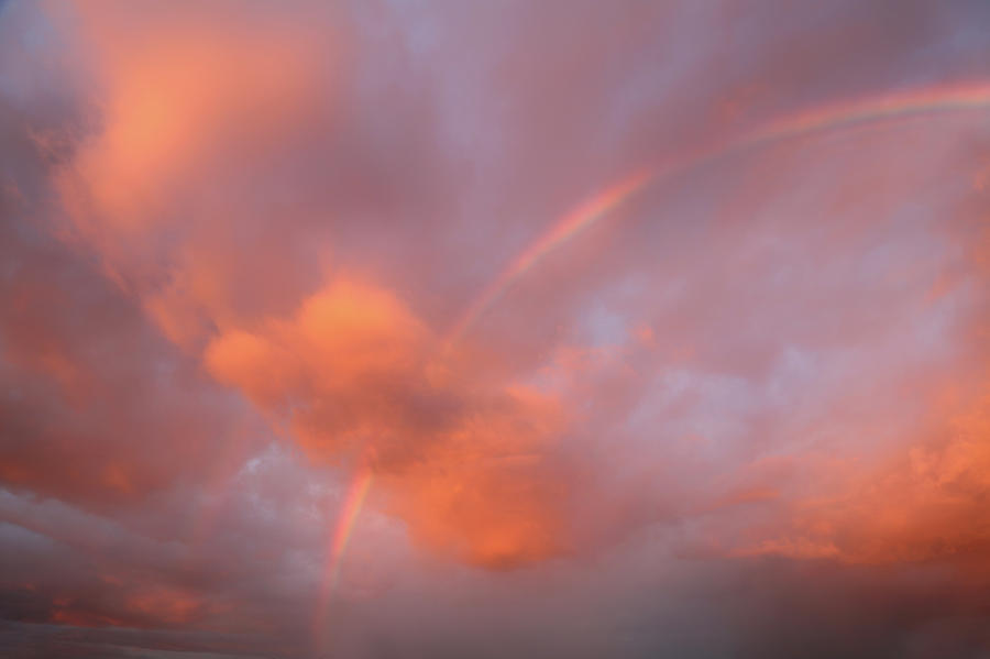Rainbow In Sky Photograph