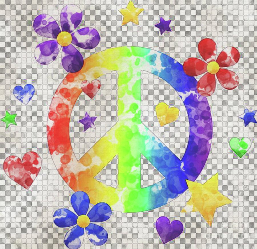 Rainbow Peace #1 Digital Art by Esoterica Art Agency