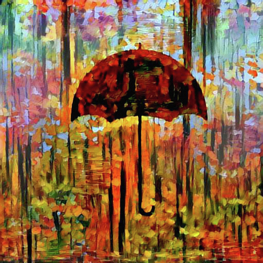 Rainy Day Feeling #1 Digital Art by Bill Cannon