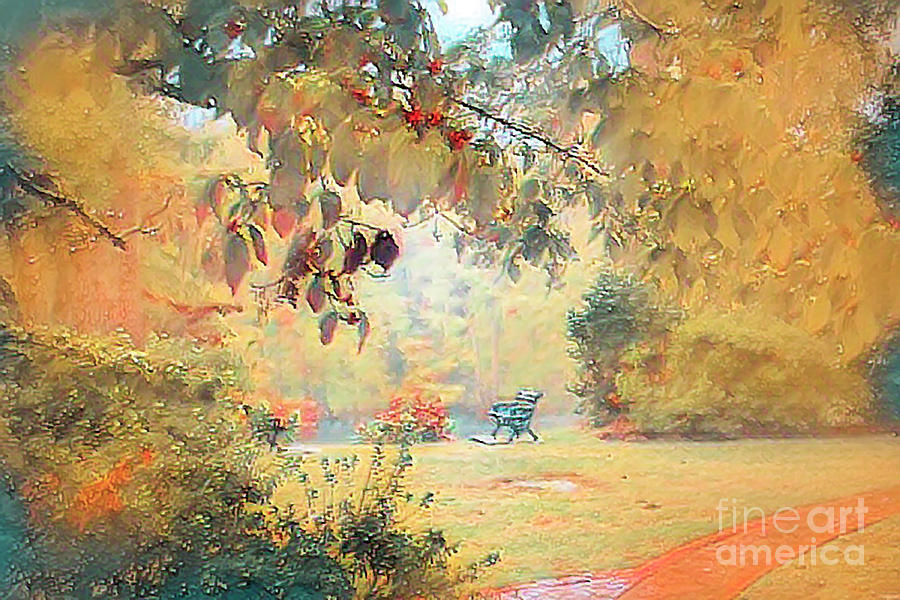 Rainy Day in the Park by Irene Dowdy Rainy Day in the Park by Irene Dowdy