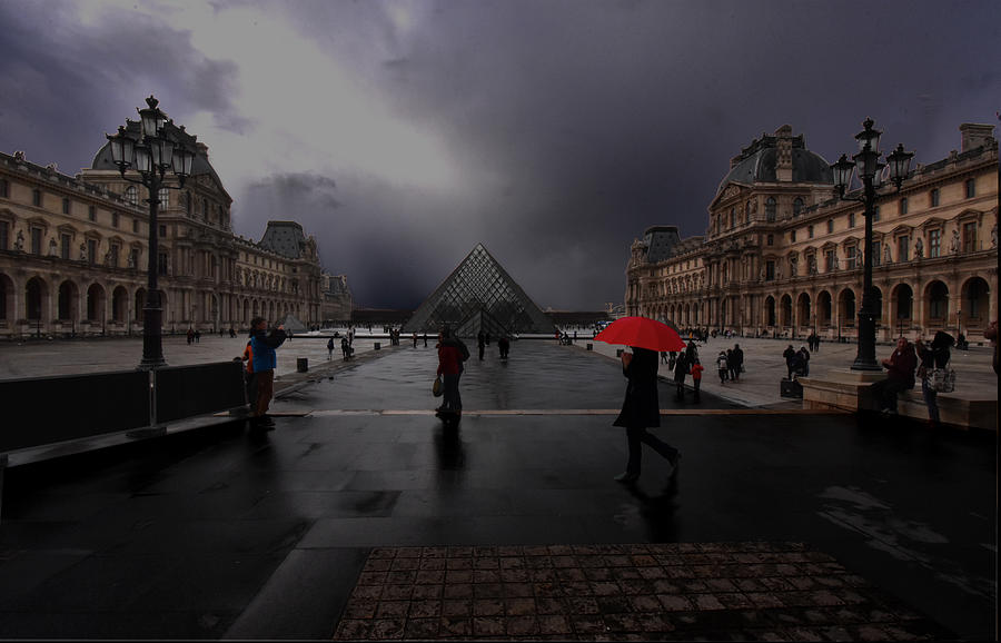 Umbrella Photograph - Rainy Day #1 by Pierre Bacus
