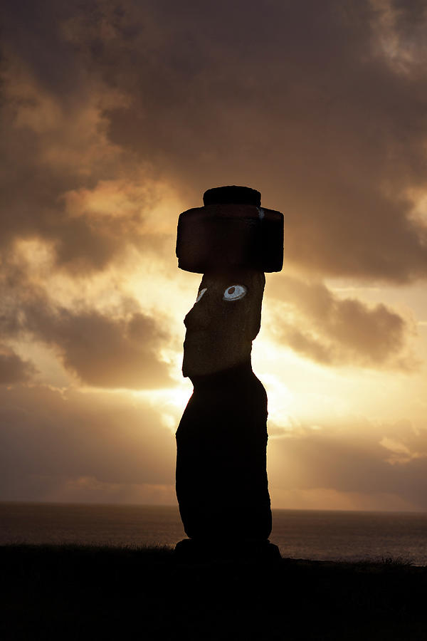 Rapa Nui Moai, Easter Island Chile #1 Digital Art by Ivano Fusetti