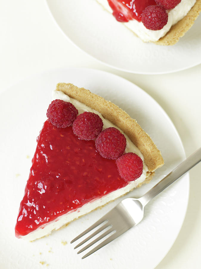 Raspberry Cream Pie #1 Photograph by James Baigrie