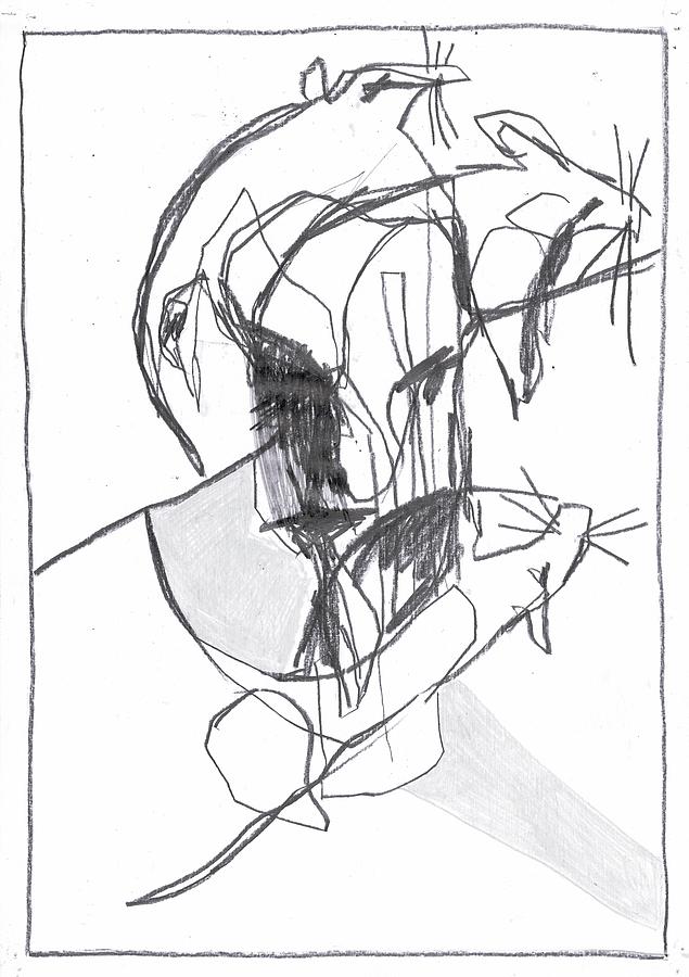 Rat face #1 Drawing by Edgeworth Johnstone