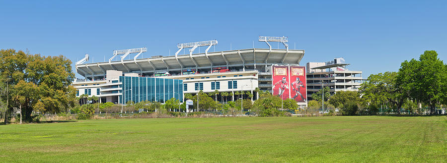 Architecture Photograph - Raymond James Stadium Home To The Nfl #1 by Panoramic Images