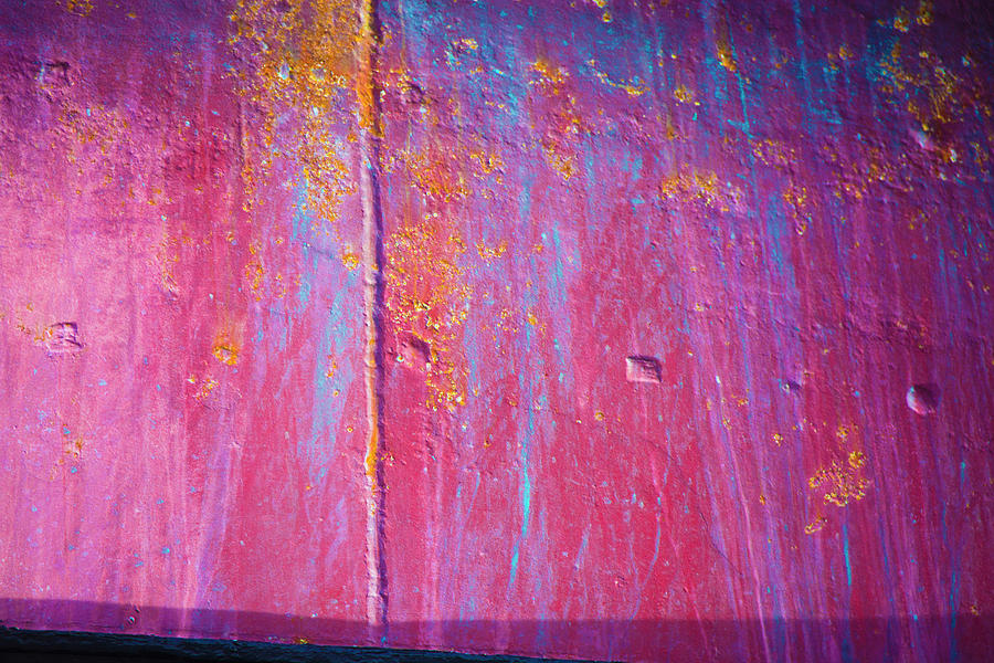 Red Blue Yellow Rusty Boat close up by Yulia Kazansky Red Blue Yellow Rusty Boat close up by Yulia Kazansky