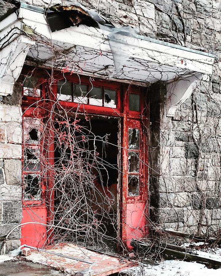 Red Door #1 Photograph by Natalia Baquero